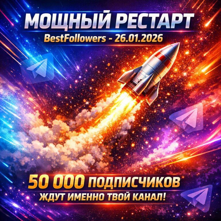 МОЩНЫЙ РЕСТАРТ BestFollowers — Ваш шанс взлететь!